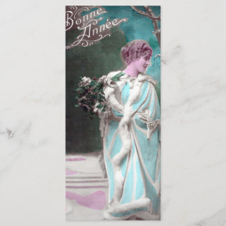 Menú Bonne Annee Bookmark