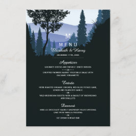 Menú Bosque de bosques azules, Boda ruso