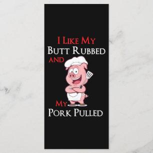 Menú BQ  BBQ Me Gusta Mi Tapón Y Mi Cerdo Pulido