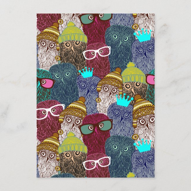 Menú Búho en la corona (Anverso)