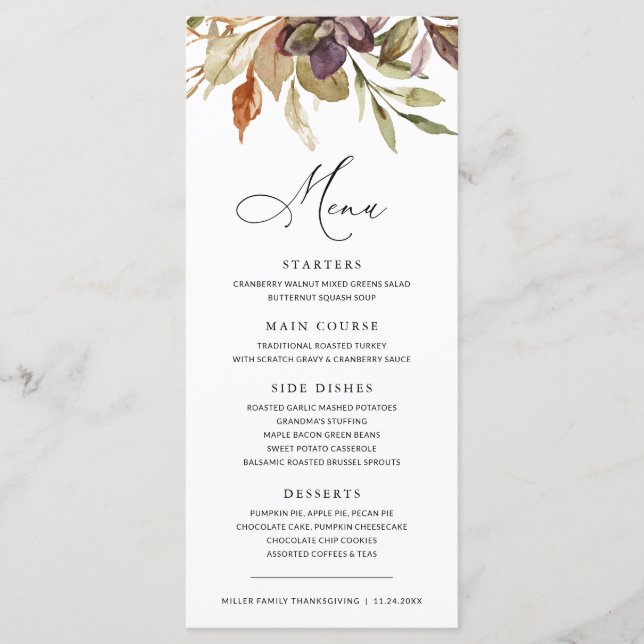 Menú Cae deja un exitoso Día de Acción de Gracias (Anverso)