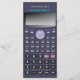 Menú Calculadora científica