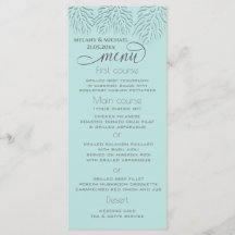 Caligrafía de coral romántico azul grabado en reli