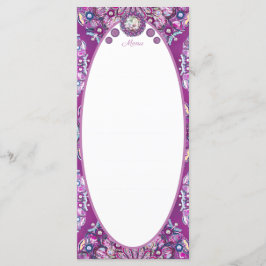 Menú Cardinal Red Rosace