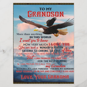 Menú Carta Al Regalo De Mi Nieto, Idea De Regalo De Amo