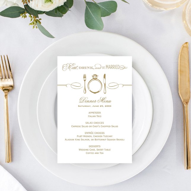 Menú Cena con Boda de oro casada (Subido por el creador)