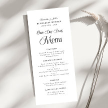 Cena de Ensayo Moderno y Elegante a un Día de Dist