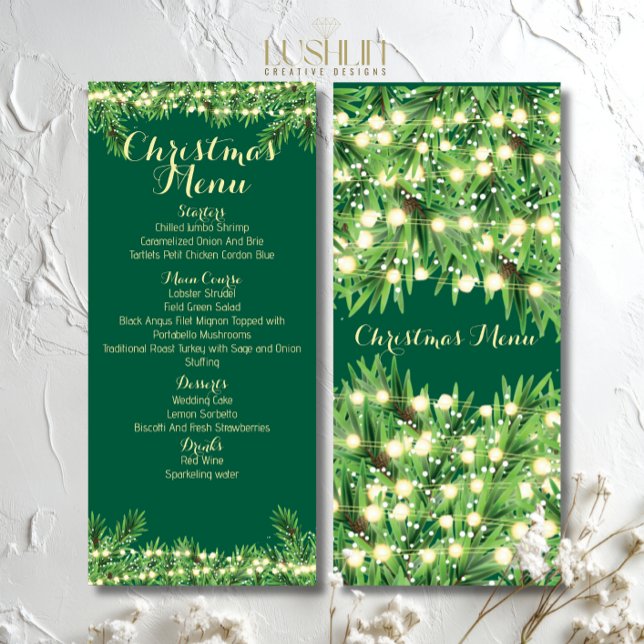 Menú Cena o evento festivo para navidades (Subido por el creador)