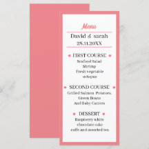 Cena sencilla Rosa Boda