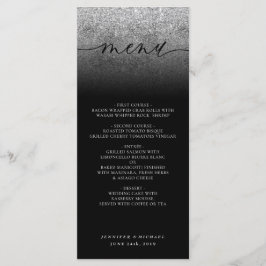 Menú Ceremonia de boda con brillo Cena