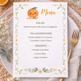 Menú Champán para Bebé Un pequeño encanto