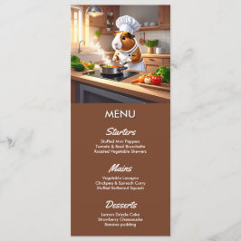 Menú Chef de cerdo de Guinea