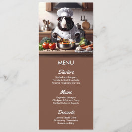 Menú Chef de cerdo de Guinea