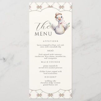 Menú Chupete Elegante para Baby Shower