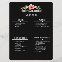 MENÚ COCKTAIL HORA DE personalizable