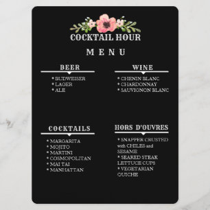 MENÚ COCKTAIL HORA DE personalizable