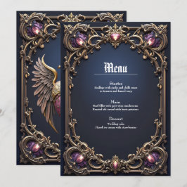 Menú Colección de Boda Victoriana Gótica