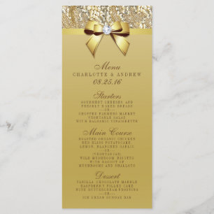 Menú Colección de Bodas de la secuencia de oro