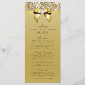 Menú Colección de Bodas de la secuencia de oro