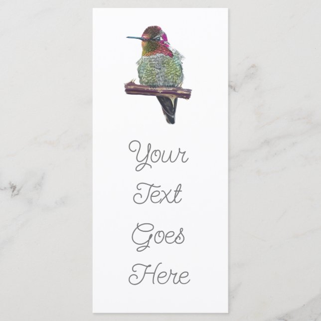 Menú Colibrí (Anverso)