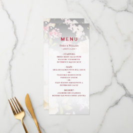 Menú Color de agua rosas amarillas rosas rosas, negro b