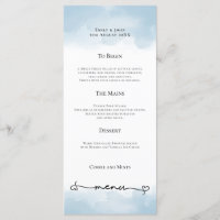 Colores de agua azul claro Boda de intercambio de 