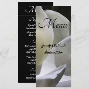 Menú Comedor del Boda Magnolia Blanco
