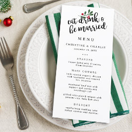 Menú Comer Beber y Casarse Bayas de Navidad