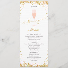 Menú Compromiso de Sip Sip Hooray Brunch | Ducha