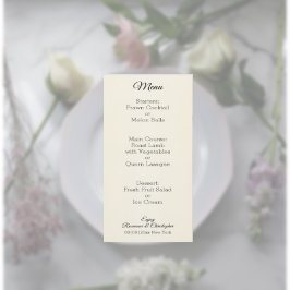 Menú Copas de champán boda