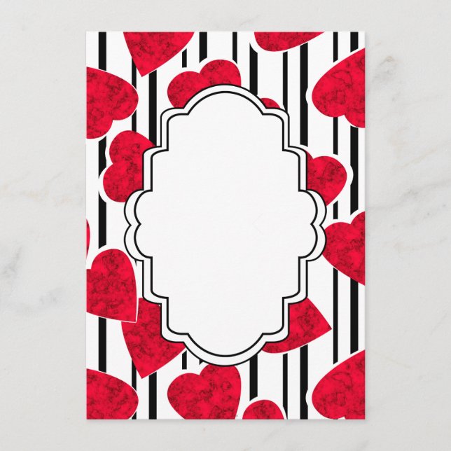 Menú Corazón rojo (Anverso)