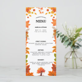 Menú Cozy Fall Thanksgiving Dinner Party