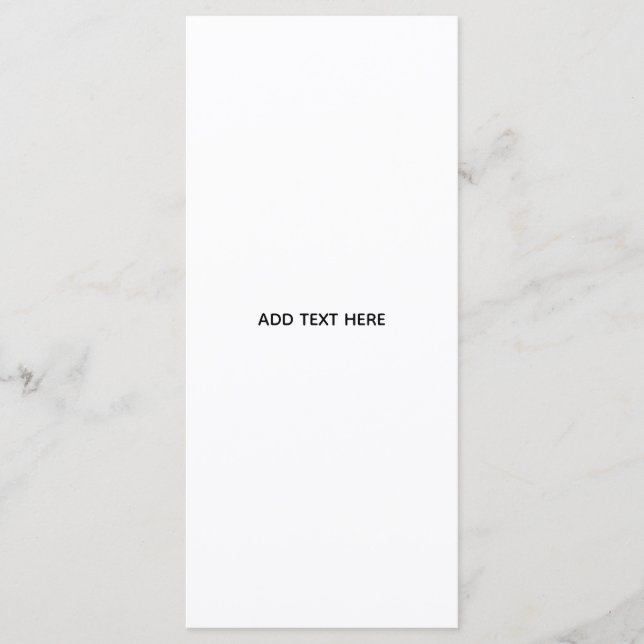 Menú Crea tu propio blanco  (Anverso)