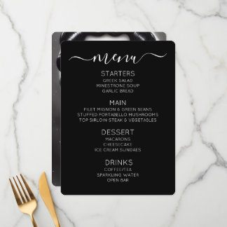 Menú Crea tu propio pin-up de estrella negra retro