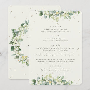 Menú Cream Snowberry + Eucalyptus 4 Curso Boda