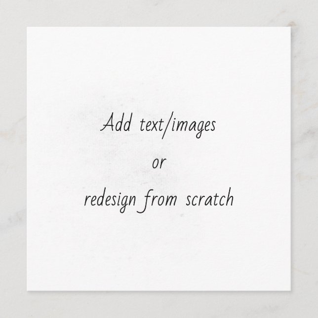 Menú Crear el propio (Anverso)