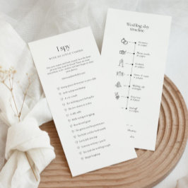 Menú cronología de bodas con iconos y yo espía el juego