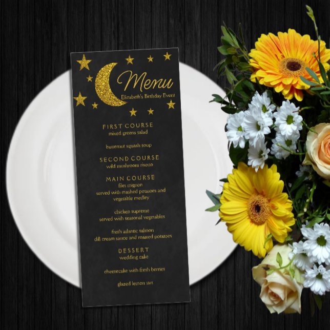 Menú Cumpleaños De Debajo De Las Estrellas (Subido por el creador)