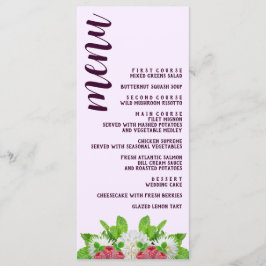 Menú Dahlia Bridal Shower