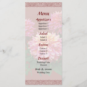 Menú Dahlias Rosa Kidd Climax
