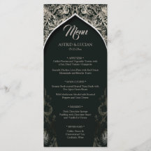 Dark Green Regal Silver Flourier Boda