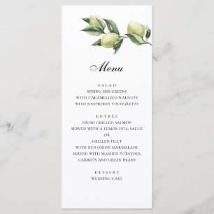 Menú de aceitunas. Boda italiana. Menú de cena ver