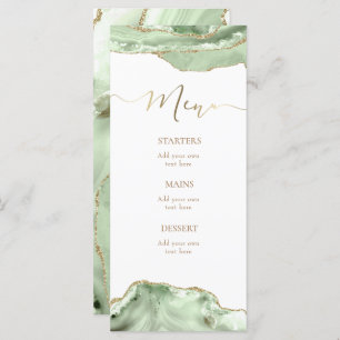 menú de agendas verde