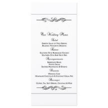 Menú de alimentos para bodas