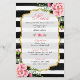 Menú de Almuerzo para Despedida de Soltera Elegant