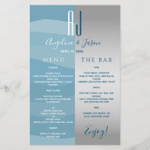 Menú de Bar de Boda