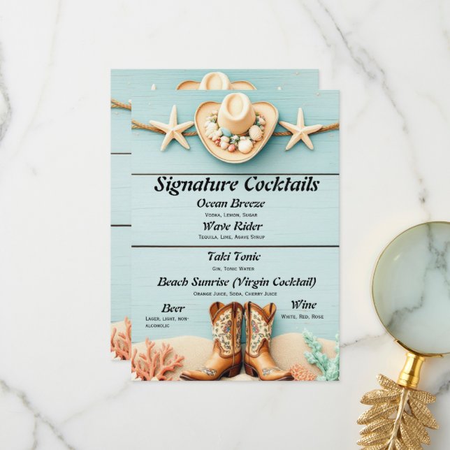 Menú de barra temática de la niña de la costa (Anverso/Reverso In Situ)