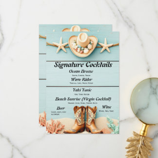 Menú de barra temática de la niña de la costa