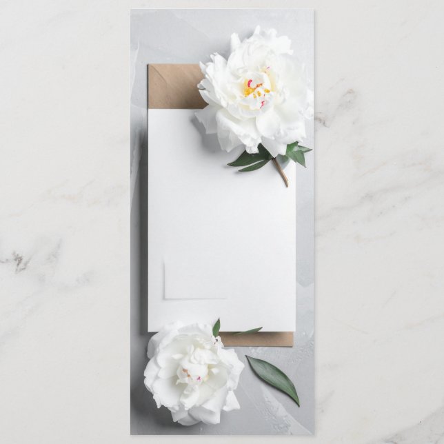 menú de boda (Reverso)