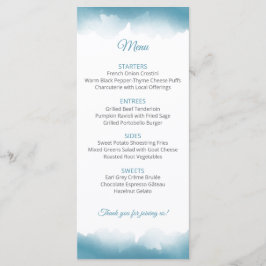 Menú de Boda Blue Sky